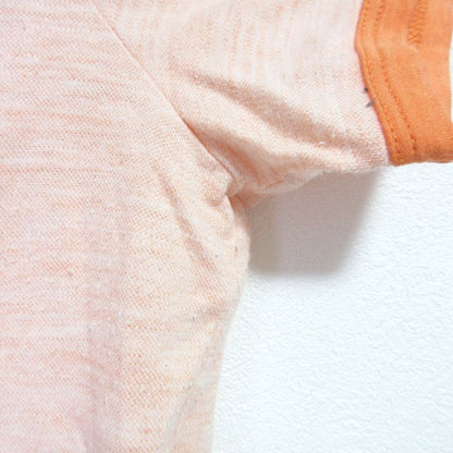 Good Louis Vuitton Print Short Sleeve T-Shirt Cut and Sewn Size S Orange Ladies