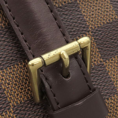 Louis Vuitton Tote Bag Chelsea Damier Canvas Damier Ebene Gold Hardware Brown