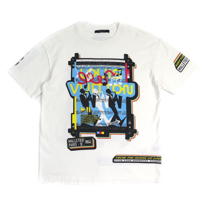 Louis Vuitton 23SS LV Jazz Flyer 100% Cotton Crew Neck Short Sleeve T-shirt