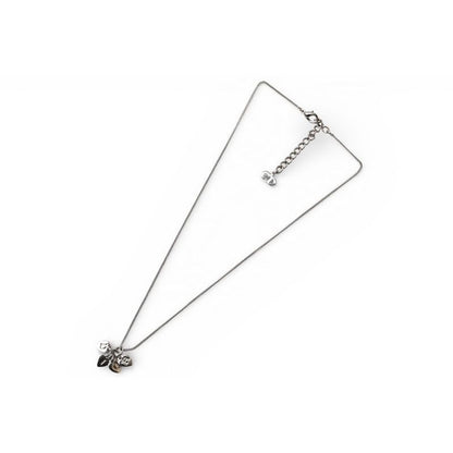 Christian Dior Necklace Heart Motif Logo Silver — view 4