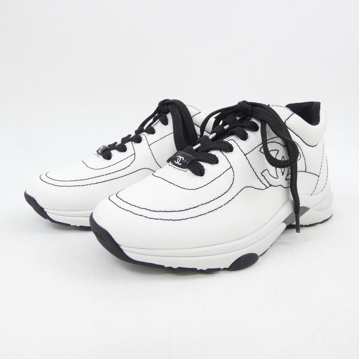 Chanel Sneakers Cotton White — view 3
