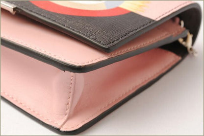 Fendi Wallet With Chain Fendi Mini Bag Leather 8m0346 SQT F02l0 Multicolor Pink