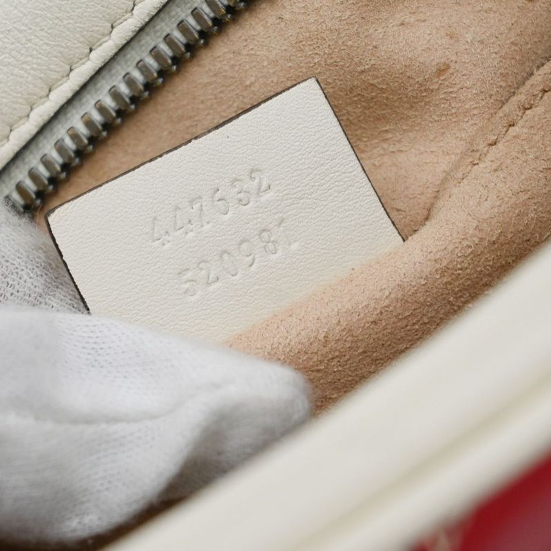 Gucci Shoulder Bag GG Marmont Belt Print Quilted 636ka827