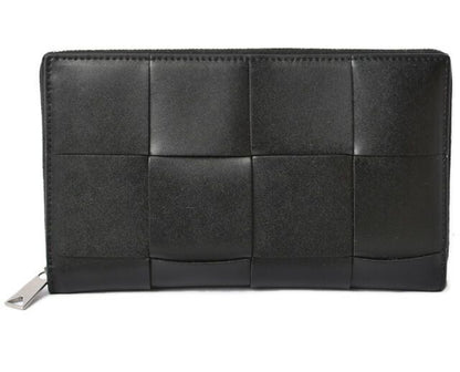 Bottega Veneta Wallet Unused Bottega Veneta Long Wallet Intrecciato Zip-up