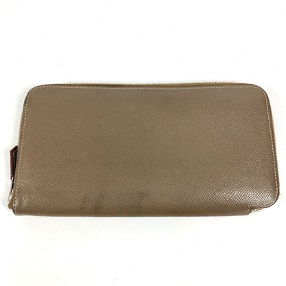 Hermes Wallet Azap Long Silk in Etoupe Gray