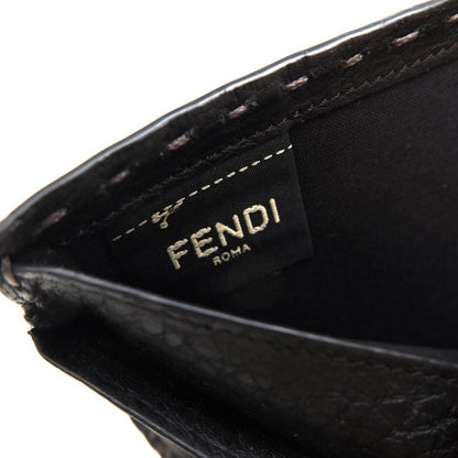 Fendi Wallet Men Wallet Leather Genuine Leather Gray 7m0194 O7n Fogxn Coin