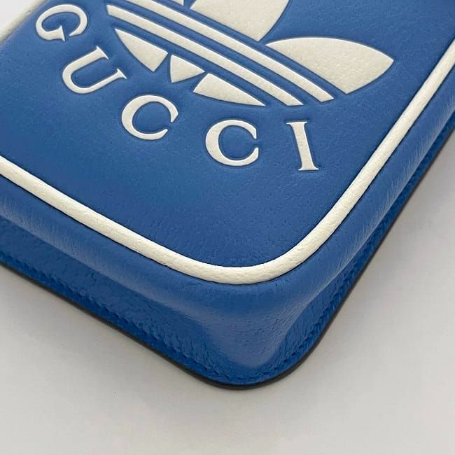 Gucci Mini Shoulder Bag Ec23000 Blue Adidas