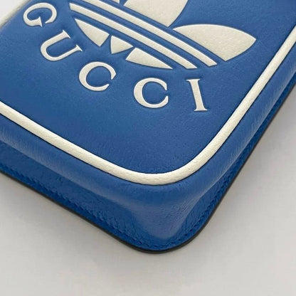 Gucci Mini Shoulder Bag Ec23000 Blue Adidas