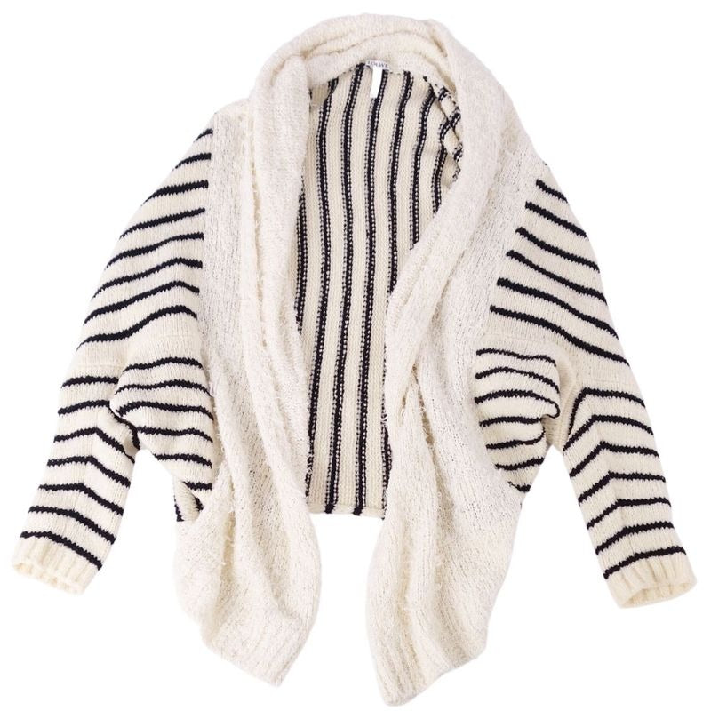 Loewe Cardigan Cordigan Buttonless Striped Wool