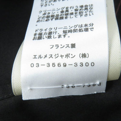 Hermes 23SS 100% Cotton 100% Cotton Embroidered Caleche Serie Buttons Sleeveless