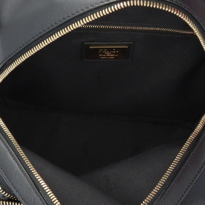 Fendi Bolsavit Dolce Studded Shoulder Bag Leather 8bt281 Black Women's Fendi