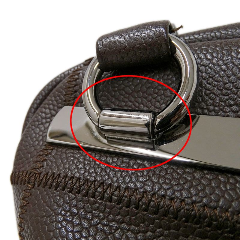 Chanel Bag Choco Bar Ladies Branded Handbag Shoulder Bag Caviar Skin Brown