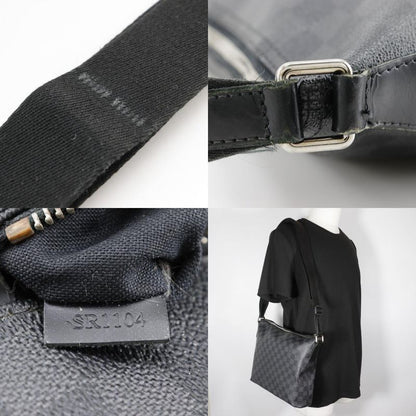 Louis Vuitton Mick PM N41211 Damier Graphite Canvas Black Sr1104 Men's Shoulder
