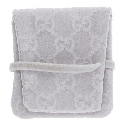 Gucci Blanched G Black Coated Silver Ring Men's 13.5 15