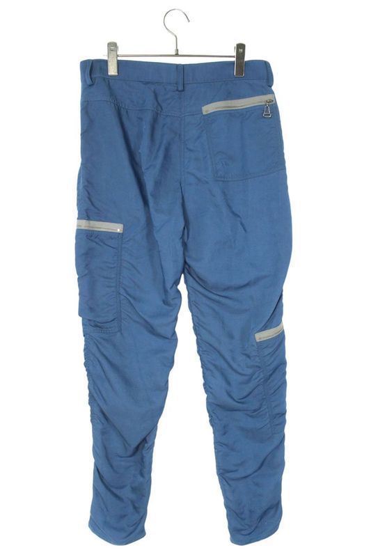 Louis Vuitton Rw202b ZEO Fjpo88 Multi Zip Pocket Nylon Long Pants Women 38