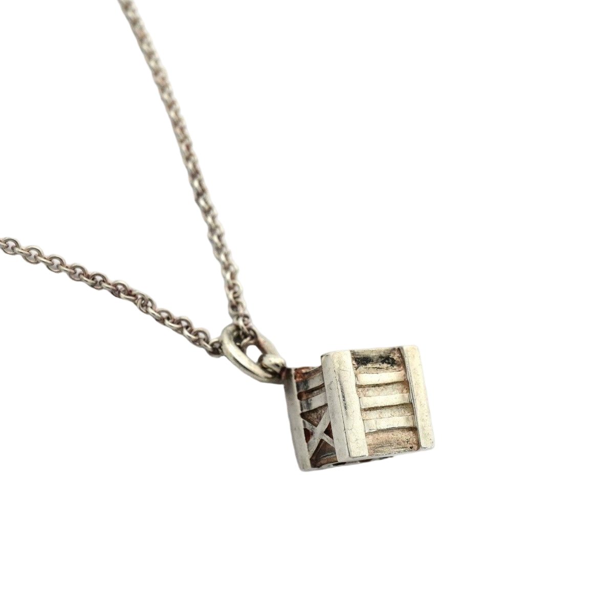 Tiffany & Co Necklace Atlas Cube Silver — view 2