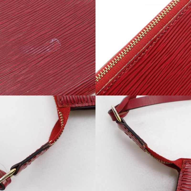 Louis Vuitton Pochette Accessoire Accessory Pouch M52947 Epi Leather Castilian