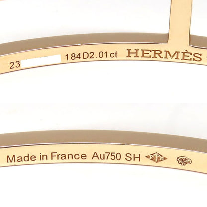 Hermes Bracelet Eva-chaine D'ancre SH Diamond Au750 PG Pink Gold