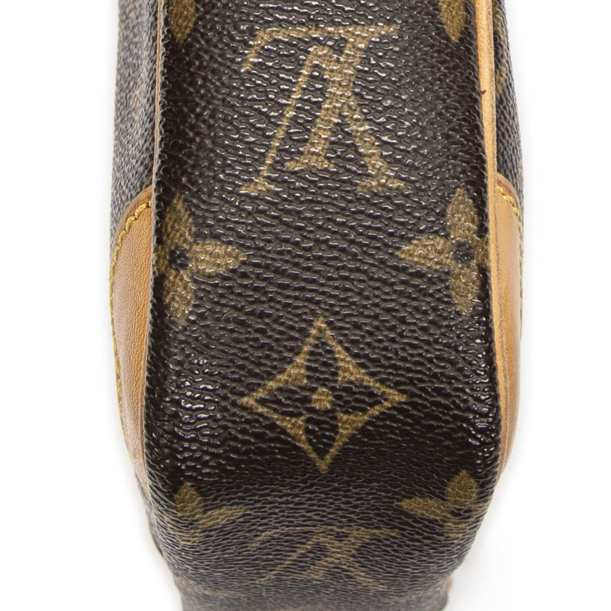 Louis Vuitton Danube Brown Monogram Canvas Shoulder Bag — view 8