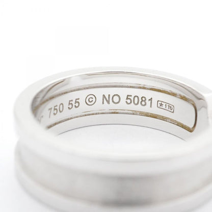 Cartier Ring C2 18K White Gold White Togo Old Diamond #55 Men Women Unisex