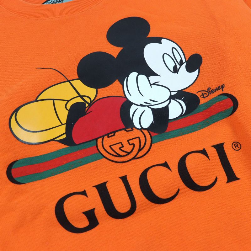Gucci X Disney Gucci X Disney 469250 100% Cotton Mickey Mouse Print Interlocking
