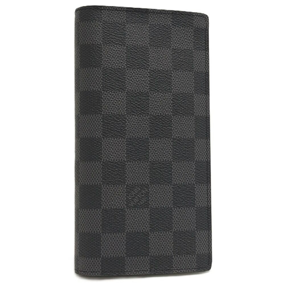 Louis Vuitton Bifold Long Wallet Portefeuille Brother Damier Graphite