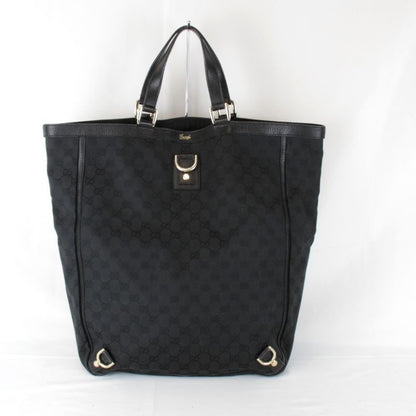 Gucci 130733 1956 Tote Bag GG Canvas Black