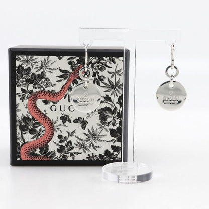 Gucci Trademark Logo Round Silver 925 Ladies 12.1g Earrings