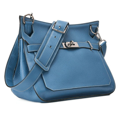 Hermes Gipsyère 34 Shoulder Bag Taurillon Clemence Blousine (silver Hardware)