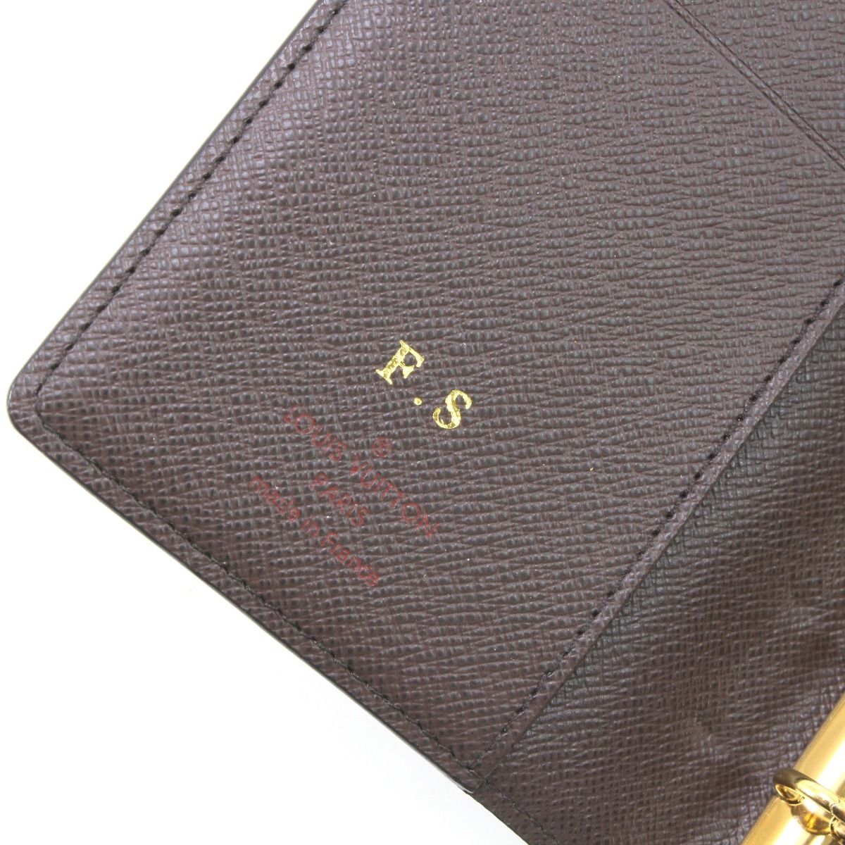 Louis Vuitton Notebook Cover Damier Agenda PM with Initials