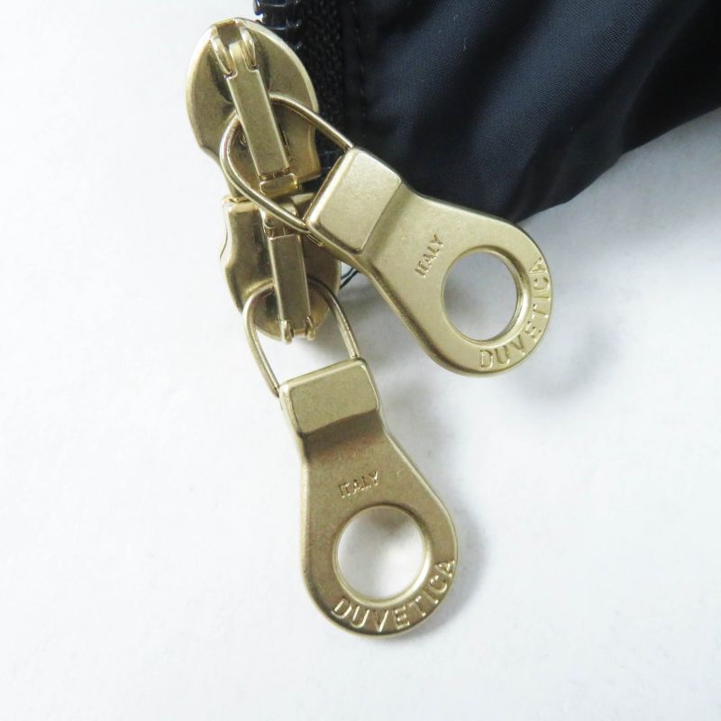 duvetica Duvetica Carysdue Lekkis Rabbit Fur Hooded Down Coat Navy 38 Made In