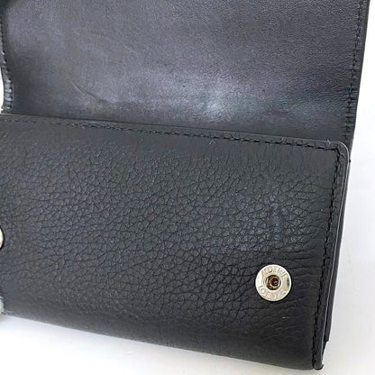 Loewe 6ring Key Case Black Anagram C660k92x02 Excellent Condition