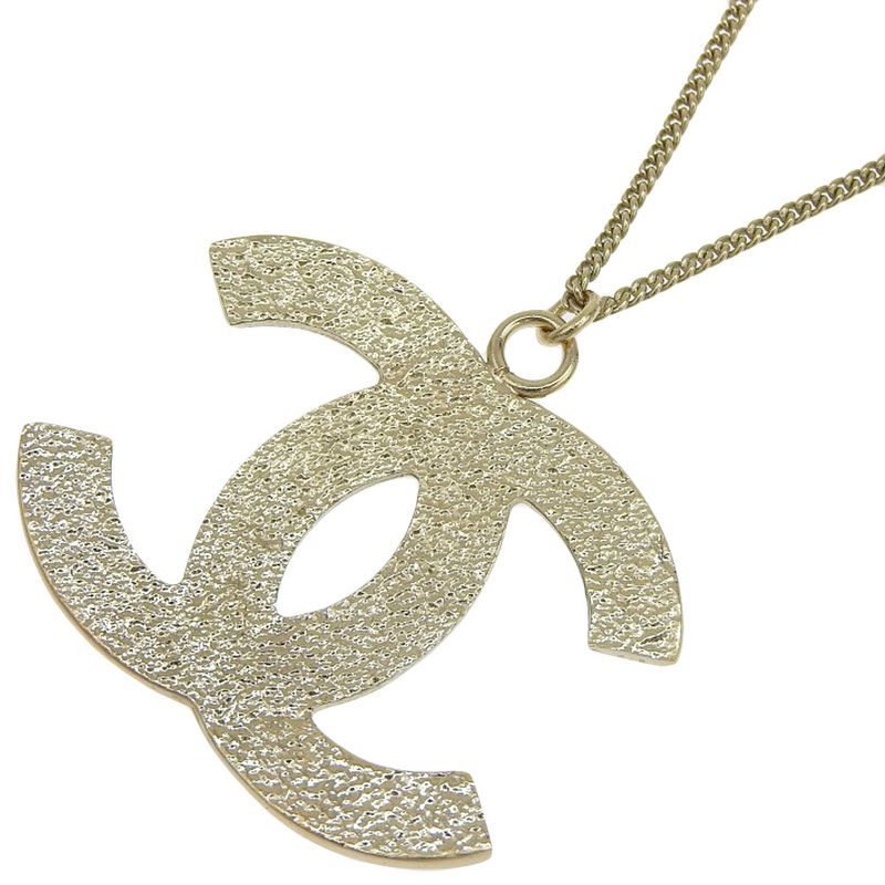 Chanel Coco Mark Gold Plated Gold 08P Ladies 13.0g Necklace