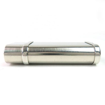 Cartier Godron Hairline Logo Engraved Oval Roller Type Gas Lighter