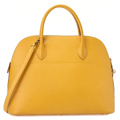 Hermes Bolide 35 Handbag Shoulder Bag Courchevel Jeanne Jaune (gold Hardware)