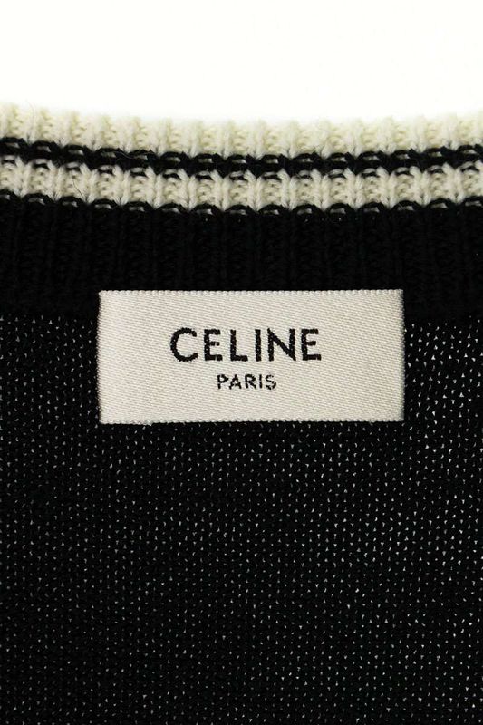 Celine 25SS 2adck823y Triomphe V-neck Sweater Vest Men's S