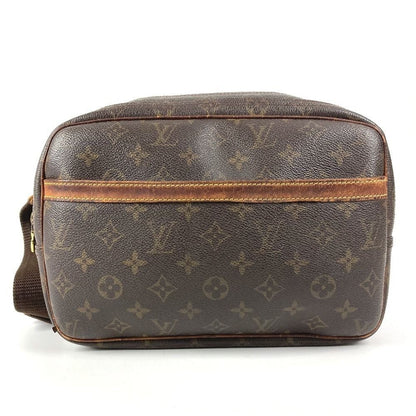 Louis Vuitton Shoulder Bag Reporter PM Monogram Canvas Brown