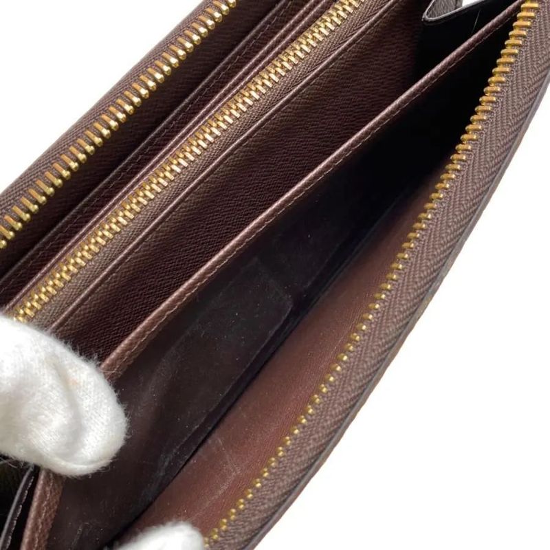 Louis Vuitton Long Wallet Zippy Wallet N41661 Damier Ebène Louis Vuitton