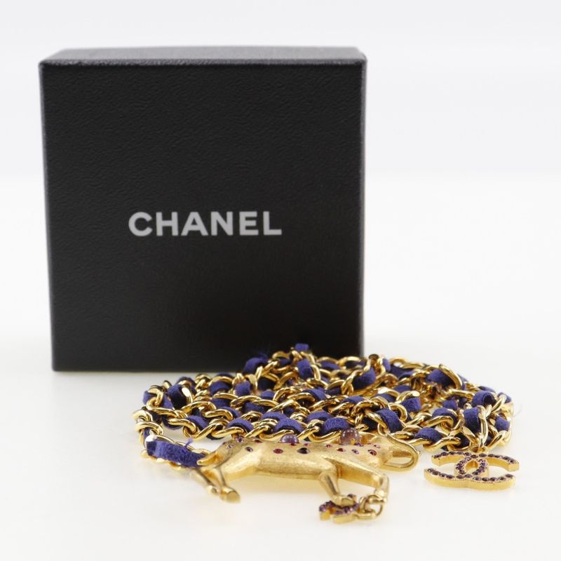 Chanel Chain Belt Gold Plated 01A Ladies Belt