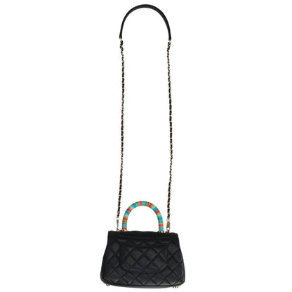 Chanel As2215 Coco Handle XXS Lambskin Chain Shoulder Bag Ladies XXS