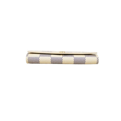Louis Vuitton Key Case Damier Azur Multicles 4 White Key Holder — view 2
