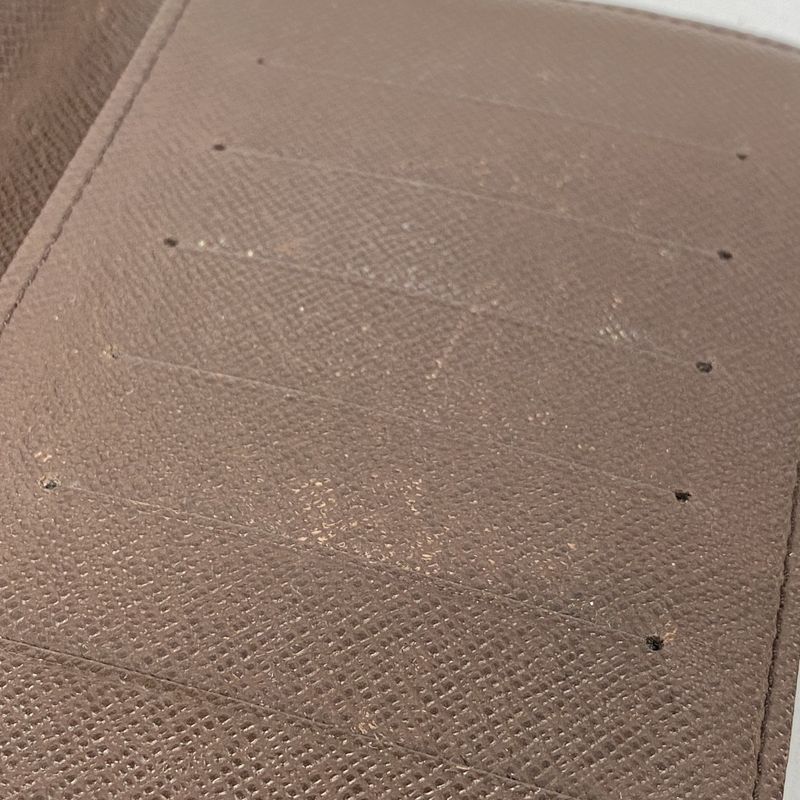 Louis Vuitton Long Wallet Damier Porte Barre Carte Credit N61823 Ebène Men