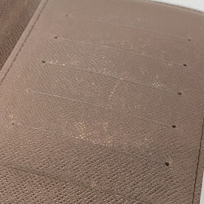 Louis Vuitton Long Wallet Damier Porte Barre Carte Credit N61823 Ebène Men