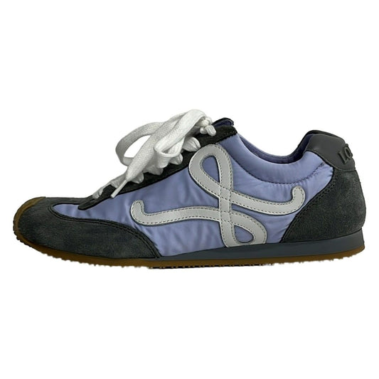 Loewe Sneakers 36 Flow Runner Light Purple Dark Gray White Leather