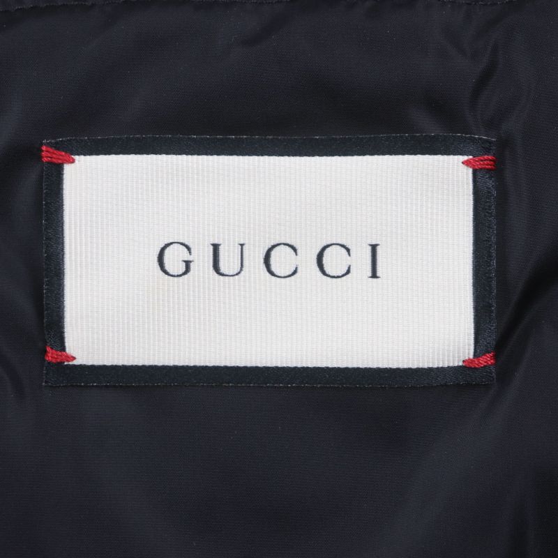 Gucci 590746 GG Pattern Hooded Cotton Double Zip Up Coat Mountain Hoodie Green