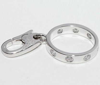 Cartier Pendant Top Charm 18K White Gold Diamond 7P Baby Love Charm Full