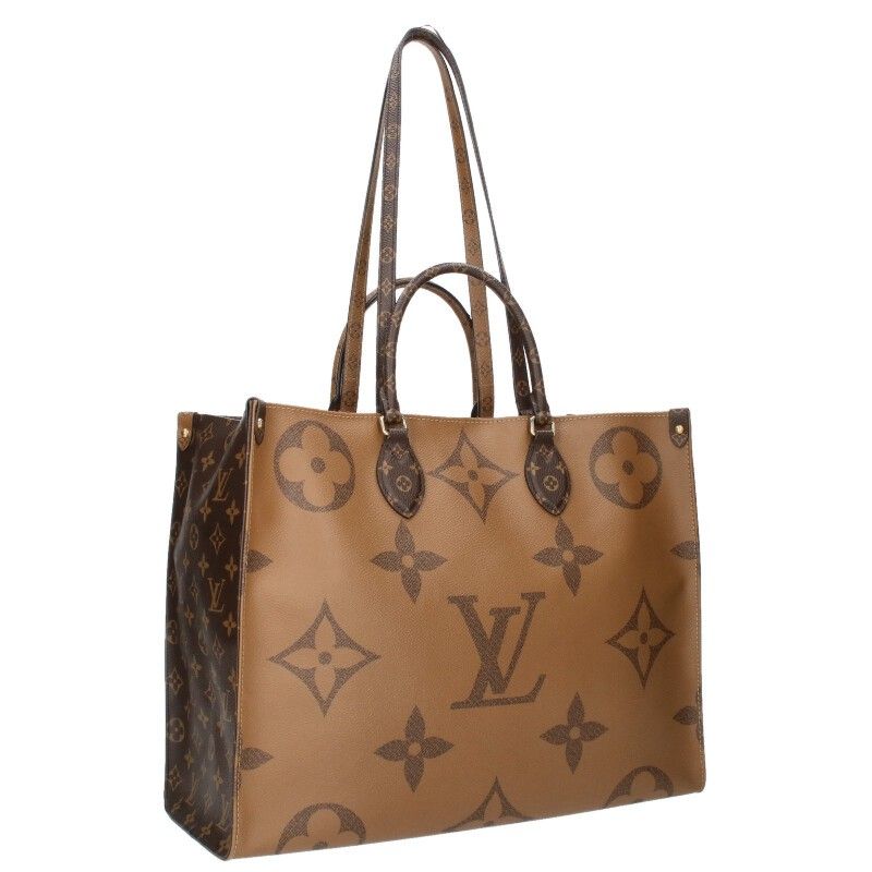 Louis Vuitton M45320 On The Go GM Monogram Giant Rebirth Tote Bag Men's GM