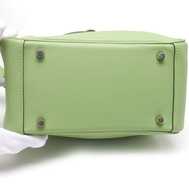 Hermes Lindy Mini Shoulder Bag Stamped W 2024 Green Unused
