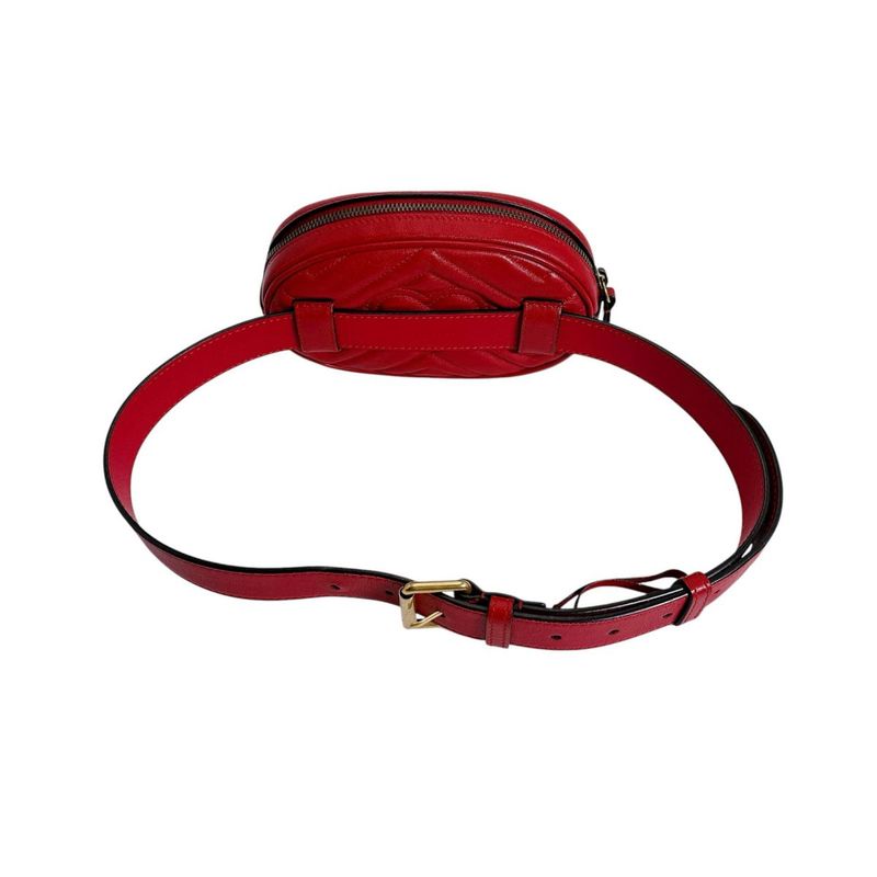 Gucci 476434 Body Bag GG Marmont Body Bag Gucci Red