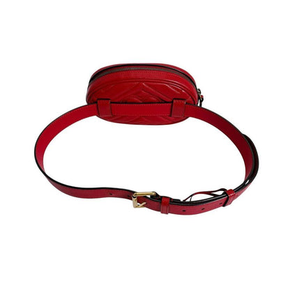 Gucci 476434 Body Bag GG Marmont Body Bag Gucci Red